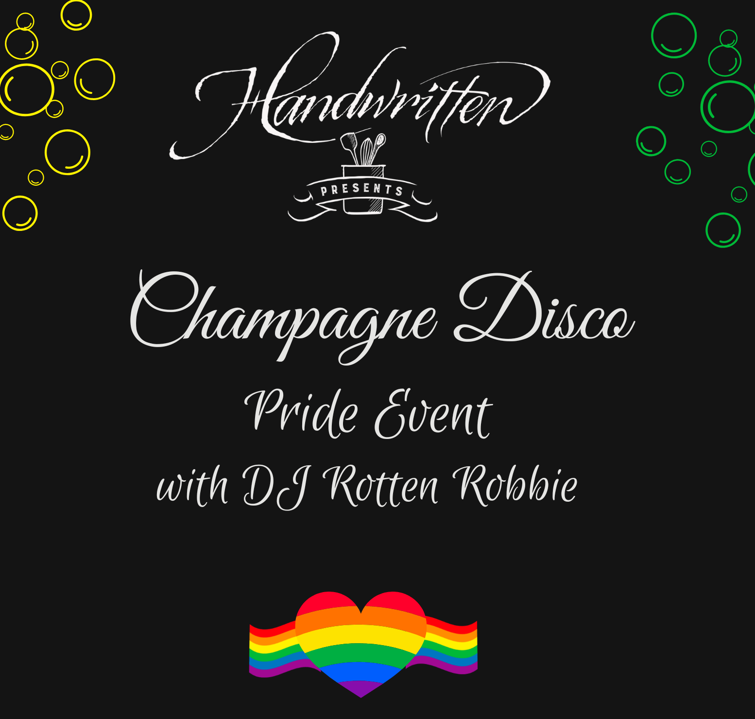 Champagne Disco Event Flyer