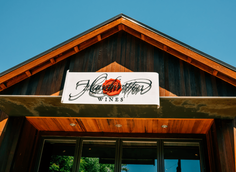 Our Story Photo Handwritten Wines Building Image