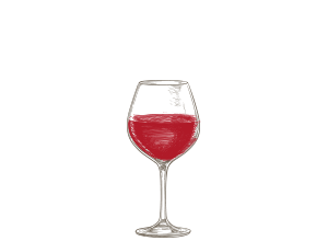 Wine glass icon representing Yountville wine tasting experiences at Handwritten Wines' Napa Valley tasting room and winery